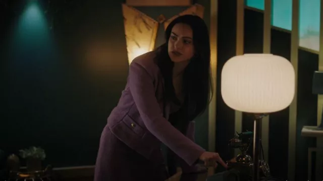 Mini jupe Zara portée par Veronica Lodge (Camila Mendes) vue dans Riverdale (S06E12)