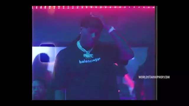 The Balenciaga t-shirt worn by rapper Yung Dred in his clip Thief In The Night 