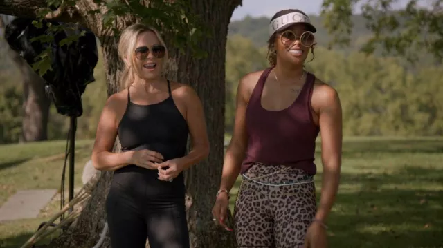 Gucci Gabardine Gucci Sombrero de béisbol de diadema usado por Eva Marcille como se ve en The Real Housewives Ultimate Girls Trip (S02E03)