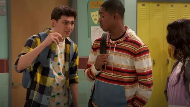 Sovereign Code Goalie Printed T-Shirt worn by Neil (Felix Avitia) as seen in Raven's Home (S05E06)