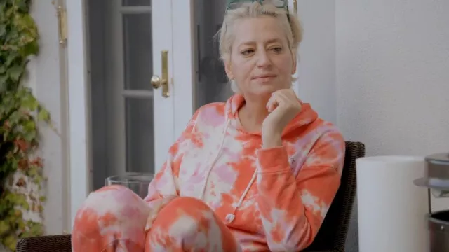 PJ Salvage Daydream Doodles Hoody worn by Dorinda Medley as seen in The Real Housewives Ultimate Girls Trip (S02E06)