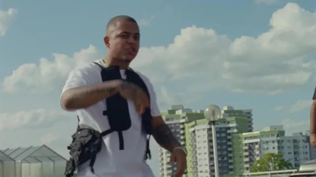 Black Tactical Chest Rig worn by Luciano as seen in Moneygram music video