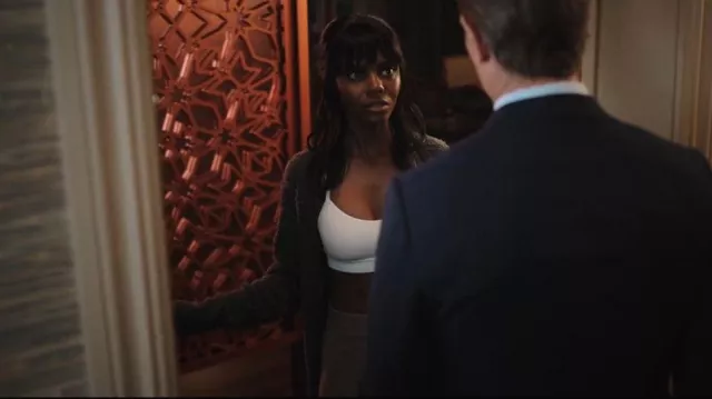 Skims Cozy Knit Robe worn by Zenzi Fullington (Ashleigh Murray) as seen in Tom Swift (S01E08)