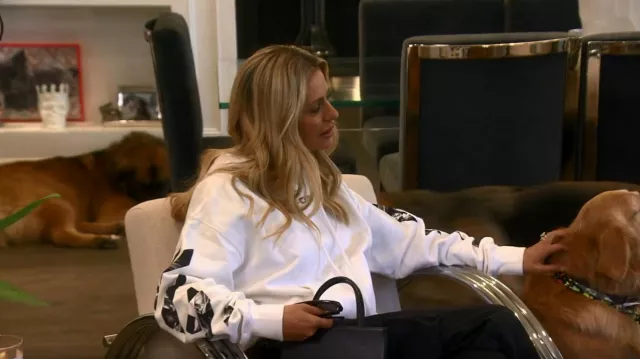 Off White Caravaggio Hoodie worn by Dorit Kemsley as seen in The Real Housewives of Beverly Hills (S12E12)