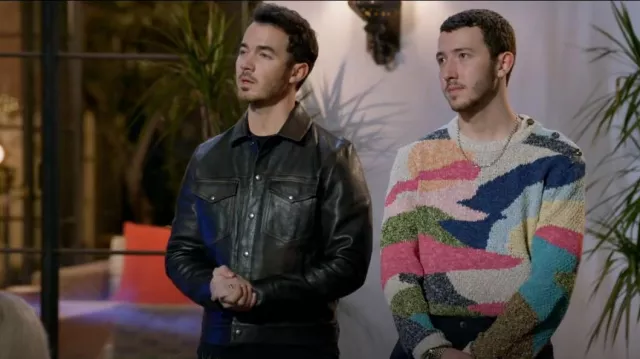Scotch & Soda Heathered Round Neck Jumper worn by Frankie Jonas  as seen in Claim to Fame (S01E03)