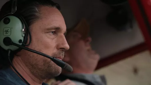 David Clark aviation Headset used by Jack Sheridan (Martin Henderson) as seen in Virgin River (S04E05)