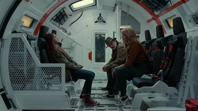 Converse Unisex Chuck Taylor All Star sneakers in red worn by Maisie Lockwood / Young Charlotte Lockwood (Isabella Sermon) in Jurassic World Dominion