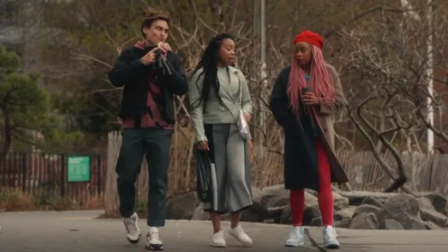 Victor Glemaud Cropped Pants worn by Malika (Toccarra Cash) as seen in Everything's Trash (S01E01)