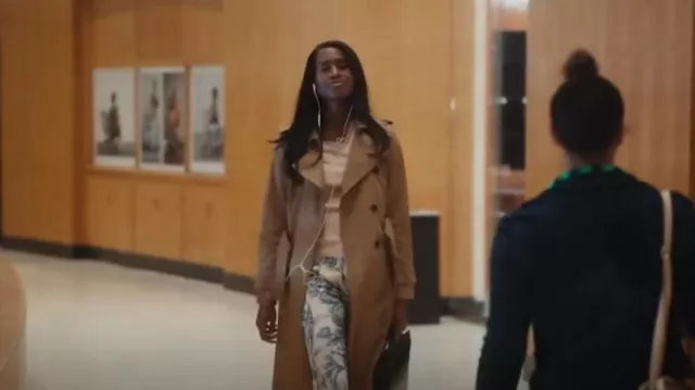 Reiss Neck Top worn by Jessie (Nneka Okafor) as seen in Everything's Trash (S01E04)