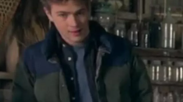 Tyler Puffer Jacket Blue Green worn by Tyler Locke (Connor Jessup) in Locke & Key (S02E07)