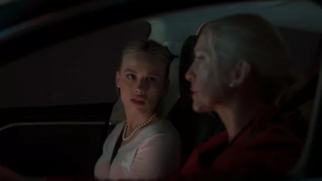 Tommy Hilfiger Essential Argyle Sweater worn by Elinor (Gracie Dzienny) as seen in First Kill (S01E04)