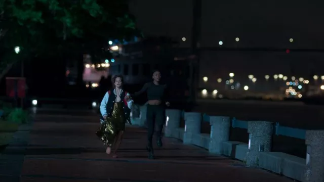 Asos Design High Lace Up Calf Boots worn by Calliope Burns (Imani Lewis) as seen in First Kill (S01E05)
