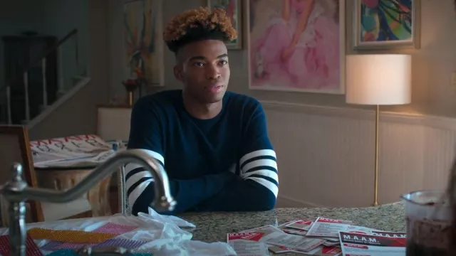 J Crew Cotton Crewneck Sweater worn by Ben Wheeler(Jonas Dylan Allen) as seen in First Kill (S01E06)