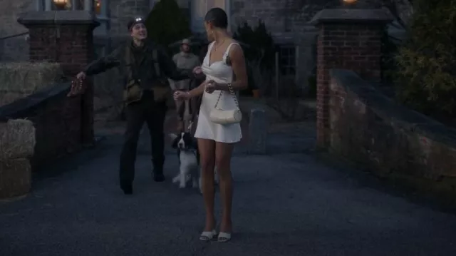 Vince Camuto Daisana Croc Em­bossed San­dal worn by Julien Calloway (Jordan Alexander) as seen in Gossip Girl (S01E03)