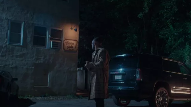 Scotch & Soda Structured Plaid Trench worn by Theo Burns(Phillip Mullings Jr.) as seen in First Kill (S01E07)