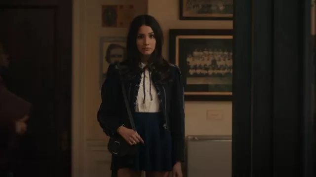 Ba&Sh Ted­dy Bag worn by Luna La (Zión Moreno) as seen in Gossip Girl (S01E03)