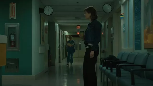 Re/Done Classic Trucker Jacket usado por Kristen Bouchard (Katja Herbers) como se ve en Evil (S01E11)