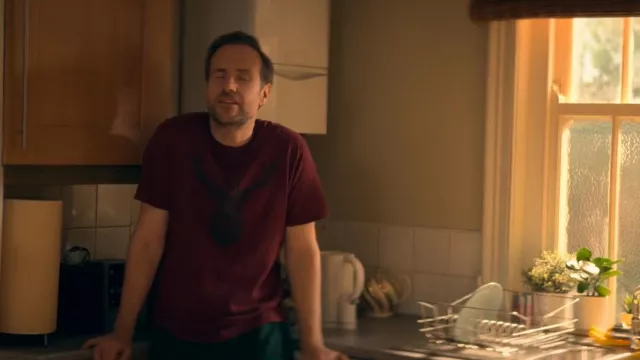 Deer Head Classic T-Shirt of Jason Ross (Rafe Spall) in Trying (S03E05)