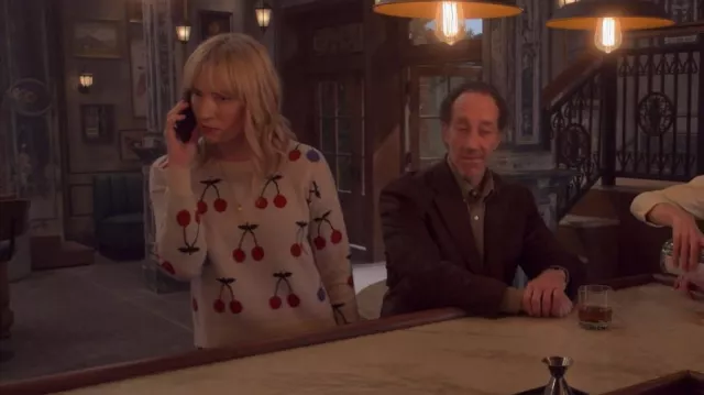 Madewell Jacquard Pullover Sweater worn by Parker (Beth Riesgraf) as seen in Leverage: Redemption (S01E09)