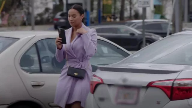 Prada Chain Wal­let worn by Chantel Everett as seen in The Family Chantel (S04E08)