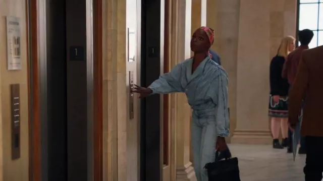 Mother The Big Time Jumpsuit porté par Vanessa 'Ness' Johnson (Samantha Marie Ware) vu dans All Rise (S03E10)