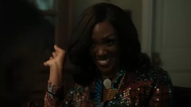 Missoni Wrap Dress worn by Deja as seen in The Chi (S05E07)