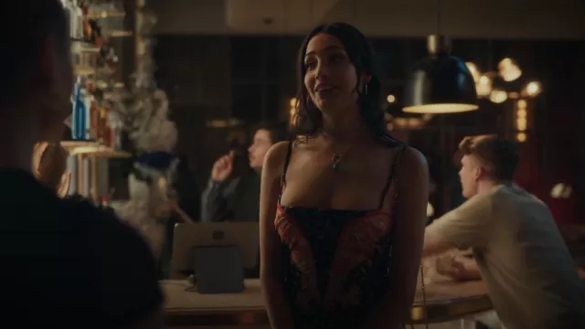 Marla Aaron Gold Ro­lo Chain worn by Luna La (Zión Moreno) as seen in Gossip Girl (S01E06)