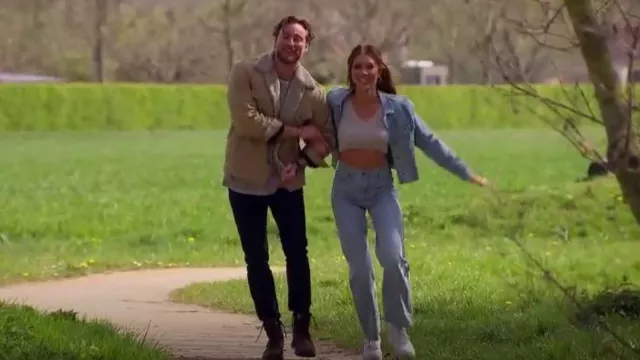 7 For All Mankind Classic Trucker Jacket worn by Gabby as seen in The Bachelorette (S19E05)