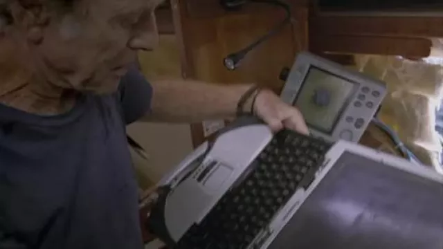 Laptop of Our Man (Robert Redford) in All Is Lost