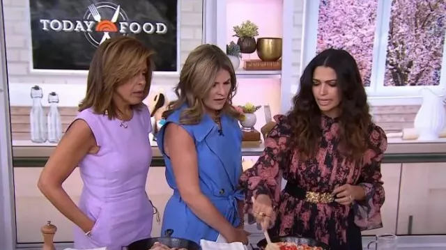 Hemant and Nandita Luana Pleated Long Dress worn by Jenna Bush Hager as  seen in Today with Hoda & Jenna on August 22,2022 | Spotern