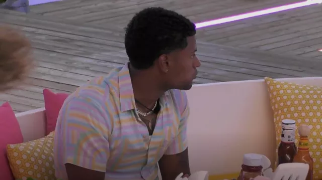Kenny Flowers The North Shore Shirt worn by Timmy Pandolfi as seen in Love Island (S04E23)
