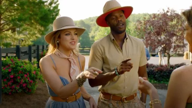 Chloe Joe Leather Belt worn by Fallon Carrington (Elizabeth Gillies) in Dynasty (S05E19)
