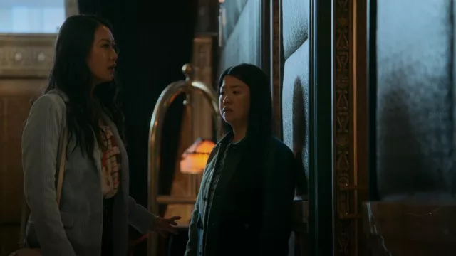 Zara Colorblock Jacket worn by Alice Kwan (Sherry Cola) as seen in Good Trouble (S04E17)