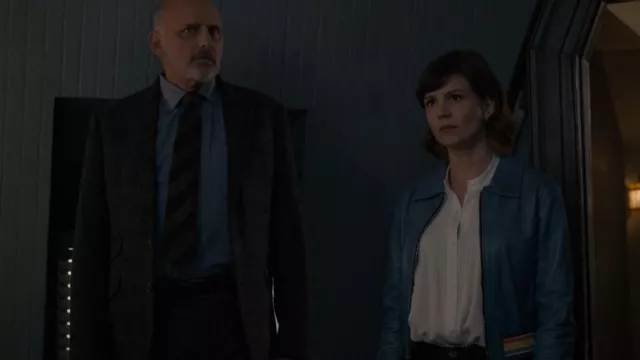 The Mighty Company La chaqueta Hayes usada por Kristen Bouchard (Katja Herbers) como se ve en Evil (S02E12)