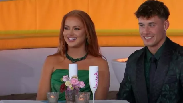 Robe Miss Circle High Slit portée par Sydney Paight vue dans Love Island (S04E37)