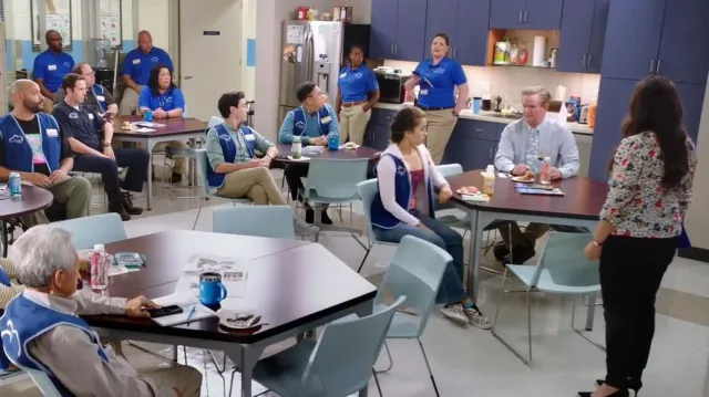 Clarks Hero Step Zebra Print Comfort Sneaker worn by Cheyenne (Nichole Bloom) as seen in Superstore (S06E01)