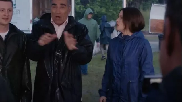 Rains Rain Jacket worn by Twyla Sands (Sarah Levy) as seen in Schitt's Creek (S06E14)