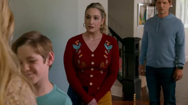 Dangerfield Chomper Skirt worn by Davia Moss (Emma Hunton) as seen in Good Trouble (S04E18)