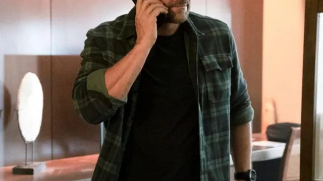 Plaid Shirt worn by Jason Hayes (David Boreanaz) in SEAL Team TV show wardrobe (Season 5 Episode 9)