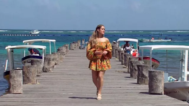 Sandales Dolce Vita Paily Tressées Double Strap High Heel portées par Rachel Recchia comme on le voit dans The Bachelorette (S19E10)