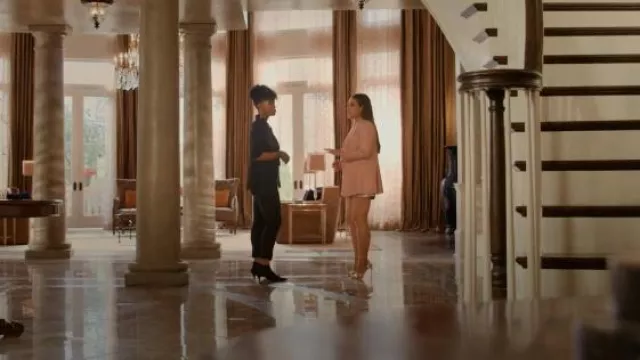 Aquazzura Ari Sandals worn by Cristal Carrington (Daniella Alonso) as seen in Dynasty (S04E18)