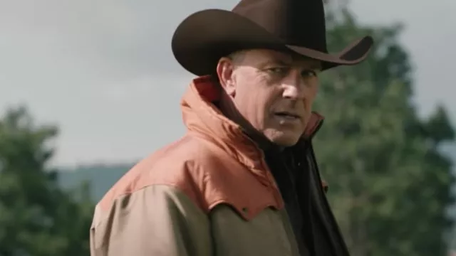 Western Cowboy Hat en marron porté par John Dutton (Kevin Costner) à Yellowstone (saison 1 épisode 5)