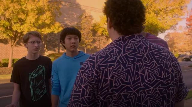 Hot Topic Nintendo Gamer T-Shirt worn by Bert(Owen Morgan) as seen in Cobra Kai (S05E07)