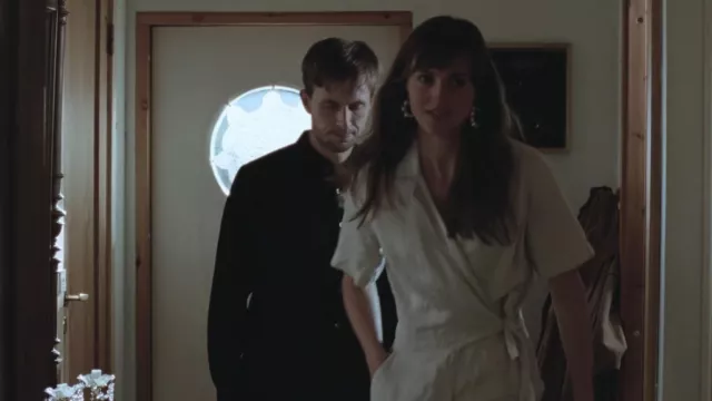 Linen Blend Wrap Jumpsuit worn by Julie (Renate Reinsve) in The Worst Person in the World movie wardrobe