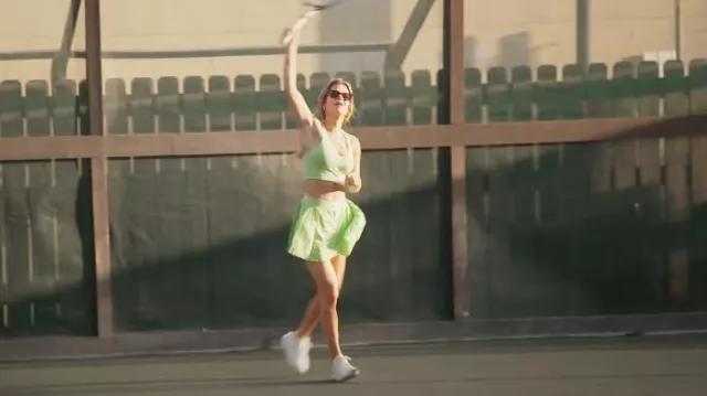 Jupe de tennis Alo Aces portée par Naomie Olindo comme on le voit dans Southern Charm (S08E13)