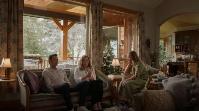 Allegra K Platform Sandals Solid Lace up Espadrilles Wedges Sandals worn by Jess O'Brien (Laci J Mailey) as seen in Chesapeake Shores (S06E02)
