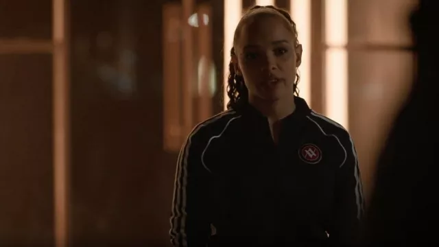 Adidas Primeblue Sst Track Jacket worn by Rose Hathaway (Sisi Stringer) as seen in Vampire Academy (S01E01)