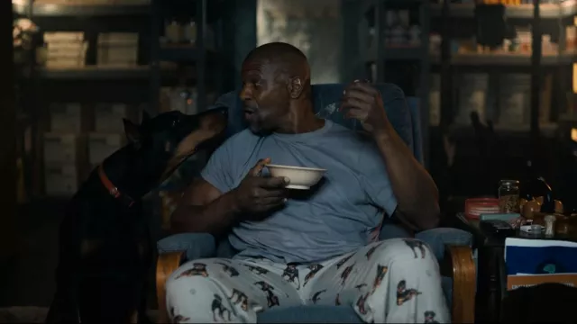 Comfies Choco­late Lab Lounge Pants worn by Joe (Terry Crews) as seen in Tales of the Walking Dead (S01E01)