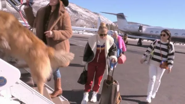 Gucci Original Gucci Track Sweatpants worn by Diana Jenkins as seen in The Real Housewives of Beverly Hills (S12E19)
