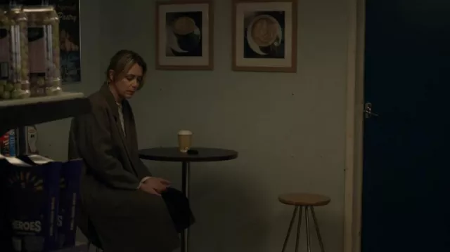 'S Max Mara Wool Coat worn by Jo (Keeley Hawes) as seen in Crossfire (S01E03)